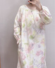 婷美【防螨抗菌純棉】睡裙女帶胸墊中長(cháng)款連衣裙家居服女士睡衣 L 曬單實(shí)拍圖