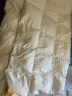 优雅宝贝 鸿润家纺 95%白鹅绒羽绒被 全棉春秋被 450g 160*210cm 白色 实拍图