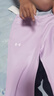 安德瑪（Under Armour）女童運(yùn)動褲女生大童休閑長褲修身喇叭褲241211137 紫色 150cm  曬單實拍圖