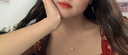 HEFANG何方珠寶編織方糖耳釘編織耳飾輕奢高級感生日禮物送女友老婆 金色 曬單實(shí)拍圖