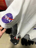 NASADKGM短袖t恤男夏季新款潮牌多啦A夢(mèng)短袖男女情侶裝超火叮當貓潮體恤 白色 XL （建議130-145斤） 曬單實(shí)拍圖