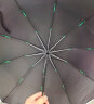 泽时雨（zeshiyu）德国绿巨人反向伞全自动雨伞超大1.24米十骨男女企业采购定做礼品 124CM反向伞-灰色（礼盒皮套装） 实拍图