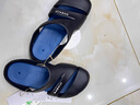 迪卡儂（DECATHLON）游泳男士運動(dòng)包腳拖鞋男時(shí)尚室外速干沙灘洞洞鞋NABD CLOG500 黑色 墨藍底 42-43 曬單實(shí)拍圖