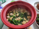 凱得寶（K+dep） 日本日式砂鍋燉鍋陶瓷煲湯鍋煲仔飯家用沙鍋明火耐高溫石鍋 百潔布+二代鍋紅色 2.2L 曬單實(shí)拍圖