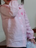 贝壳元素爱心衬衫春装新款女童童装儿童刺绣娃娃衫txa463 粉色条纹 100cm 实拍图