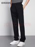 ERDOS 圓機純棉百搭系帶直筒褲輕薄彈力易打理男褲長(cháng)褲 藏藍 XL 180/88A 曬單實(shí)拍圖