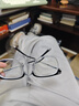 蔡司（ZEISS）近視眼鏡片男款散光可配度數防藍光輻射變色純鈦合金半框理工斯文 黑銀色 蔡司1.67鉆立方防藍光 聯(lián)系可優(yōu)惠 曬單實(shí)拍圖