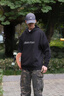 Calvin KleinJeans春秋男士經(jīng)典刺繡字母ck休閑純棉寬松連帽衛(wèi)衣40HM231 BAE-太空黑 M （建議130-150斤） 曬單實(shí)拍圖