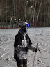 南恩NANDN帽檐滑雪頭盔單板滑雪裝備男女保暖鐳射漸變電鍍銀雪盔 白鯊魚(yú) L 曬單實(shí)拍圖