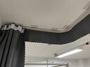 麥佳良品床簾 粘貼滑軌上鋪 大學(xué)生宿舍寢室天花板到頂u型軌道強遮光床幔 3面軌道+灰色床簾 簾高1.5米【床寬1米內(nèi)用】 曬單實拍圖