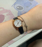 天梭（TISSOT）【七夕節(jié)禮物】俊雅系列女表纖薄時(shí)尚石英表女士瑞士手表 送女友 白盤皮帶T063.009.36.018.00 曬單實(shí)拍圖