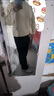 矜持范毛衣女春秋2025新款設(shè)計(jì)感小眾寬松短款外穿內(nèi)搭針織上衣豎條百搭 奶白 S （80-95斤） 曬單實(shí)拍圖
