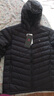 君羽情侶款超輕鵝絨羽絨服800蓬松度白鵝絨運動(dòng)連帽羽絨夾克F52141 黑色-男款 L 推薦男135-150斤/女110-120斤 曬單實(shí)拍圖