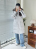 Moose KnucklesCAUSAPCAL經(jīng)典長(cháng)款鵝絨小剪刀羽絨服女樺灰色/霜狐毛領(lǐng)L 曬單實(shí)拍圖