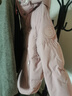 唐獅（TonLion）2023情侶羽絨服男女裝連帽面包服學(xué)生外套 女款/暗粉 S  曬單實(shí)拍圖