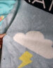 南极人毛毯加厚法兰绒毯子午睡毯四季空调盖毯被子 天空150*200cm 实拍图