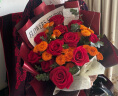 幽客玉品母亲节鲜花速递红玫瑰花束表白送女友老婆生日礼物全国同城配送 19朵红玫瑰花束 实拍图