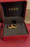 航民首飾菱格耳扣黃金耳釘足金5D小香風(fēng)耳圈女XYJ1707工費270元/件 3.81g 曬單實(shí)拍圖