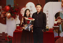 蘭卡·羅妮敬酒服新娘高級感平?？纱┲惺?024新款冬季絲絨酒紅色結婚回門(mén) 酒紅色 M(建議96-105斤） 曬單實(shí)拍圖