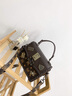 CHALL KITTY輕奢包包女包新款單肩包通勤斜挎手提包生日七夕情人節(jié)禮物送女友 小眾A1ck時尚百搭品牌【咖啡色】 曬單實拍圖