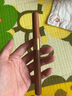 普洱茶刀黑檀木純手工花梨木純銅精鋼茶針家用茶錐撬茶餅 黑檀木茶刀 曬單實拍圖