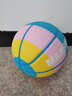 馬布里（MARBURY）籃球兒童幼兒園專(zhuān)用5號球中小學(xué)生青少年室內外耐磨成人7號橡膠球 MBR768藍粉彩虹球-7號球 曬單實(shí)拍圖