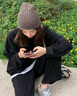 安踏運(yùn)動(dòng)套裝女2025年秋冬季長(zhǎng)袖長(zhǎng)褲兩件套衛(wèi)衣衛(wèi)褲跑步健身服 基礎(chǔ)黑 L 曬單實(shí)拍圖