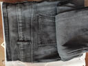 皮爾卡丹（pierre cardin）加絨加厚牛仔褲女2025年秋冬季大尺碼胖m妹高腰顯瘦彈力小腳外穿 黑色款B款 加絨 4XL碼【建議165-175斤】 曬單實(shí)拍圖