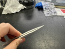 KUAIQU白色塑膠鑷子PE凈化夾尖頭平頭彎頭鑷子套裝塑料鑷子鐘表維修夾子 93303（10支裝）包郵 曬單實(shí)拍圖