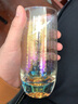 容山堂煥彩金銀燒水晶玻璃杯泡茶杯水杯綠茶加厚透明杯 煥彩金銀燒若水杯-大悲咒 曬單實拍圖