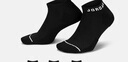 耐克（NIKE）JORDAN EVERYDAY 運動(dòng)船襪子男女（3雙） DX9656-010 XL 曬單實(shí)拍圖