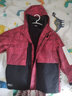 巴拉巴拉男童外套兒童上衣新款春秋裝中大童童裝外套加絨兩件套便服 新年紅-搖粒絨內膽-5102 165 cm 曬單實(shí)拍圖