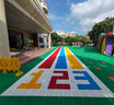 唯品勝（wpsn）幼兒園懸浮地板室外專(zhuān)用輪滑拼裝地板籃球場(chǎng)防滑懸浮地墊 微砂米格/平【磨砂防滑地板】 曬單實(shí)拍圖