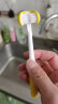 马博士儿童牙刷3-6-12岁3D三面牙刷软毛婴儿牙刷口腔清洁全包裹 黄色 实拍图