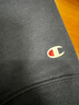Champion冠軍秋季新款情侶拉鏈外套草寫LOGO潮流美式連帽衛(wèi)衣 藏青色 L 曬單實(shí)拍圖