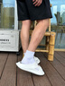 奈七諾拖鞋男士夏季外穿家居厚底家用EVA潮牌運動(dòng)籃球男生沙灘涼拖鞋 白色 42-43【適合41-42的腳】 曬單實(shí)拍圖