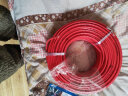 正泰（CHNT）电线电缆电源线铜芯家用电线阻燃单股铜线电线10平方100米红色 实拍图