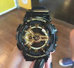 卡西歐（CASIO）【七夕禮物】男手表G-SHOCK黑武士悟空黑金潮流時尚運動電子表 GA-110GB-1A經(jīng)典黑金-人氣推薦 曬單實拍圖