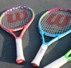 威爾勝（Wilson） 費(fèi)德勒法網(wǎng)美網(wǎng)聯(lián)名兒童青少年小學(xué)生初學(xué)網(wǎng)球拍單人訓(xùn)練器套餐 【宇宙】23英寸 WR1416 曬單實(shí)拍圖