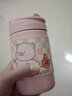 喜具杯女學(xué)生提手雙飲保溫水杯高顏值杯套兒童吸管杯子便攜辦公室咖啡杯 粉色煎蛋小豬豬保溫杯500ML 杯子+卡通杯套 曬單實(shí)拍圖