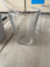 乐唯诗（NERVISHI） 玻璃杯锤纹玻璃水杯家用牛奶杯果汁杯高颜值水杯简约茶杯饮料杯 【锤炼纹】220ML*4 实拍图