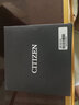西鐵城（CITIZEN）AR系列光動能腕表夜光三針黑盤皮帶男士休閑手表 AW1150-07A 曬單實拍圖