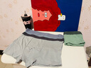 良人訪(fǎng)男士?jì)妊澦募灸猩慕羌兠奁浇强咕d褲衩青少年大碼男式短褲頭 混色裝 3條 4XL 185(160-180斤) 曬單實(shí)拍圖