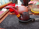 沙芬（SAVINELLI）手工石楠木進(jìn)口煙斗傳統(tǒng)大號(hào)614叼斗大全6mm濾芯男士老式煙斗煙具 【614斗型 蜂蜜入門叼斗】 曬單實(shí)拍圖