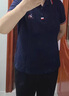 TZXT高檔純棉保羅短袖polo衫女士修身夏季新款運(yùn)動(dòng)休閑翻領(lǐng)t恤上衣潮 寶藍(lán)色 M 80-100斤 曬單實(shí)拍圖