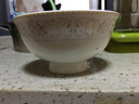 索優(yōu)特景德鎮(zhèn)陶瓷米飯碗家用高腳碗4.5英寸中式套裝餐具吃飯碗個人專用 太陽島5英寸高腳碗10個裝 曬單實拍圖