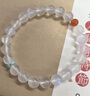 GONMCEAN【本真】斯里蘭卡藍月光石手鏈玻璃體單圈女款手串飾品禮物 8mm 曬單實(shí)拍圖