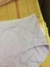 糖雅詩(shī)（Tangyashi）大碼女士?jī)?nèi)褲女純棉高腰胖妹妹內(nèi)褲胖mm全棉底檔加肥加大號(hào)短褲頭 3264【4條】酒紅+蝦粉+豆粉+紫色 4XL(145-165斤) 曬單實(shí)拍圖