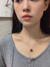 洛希曼四葉草項鏈女時尚飾品生日禮物送女朋友老婆【免費(fèi)刻字】 豪華禮盒+黑瑪瑙項鏈【本地倉】 曬單實拍圖