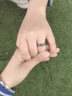 Vana麻花青藤戒指銀開口可調(diào)潮流男戒七夕情人節(jié)禮物送男朋友老公 麻花青藤戒指 曬單實(shí)拍圖